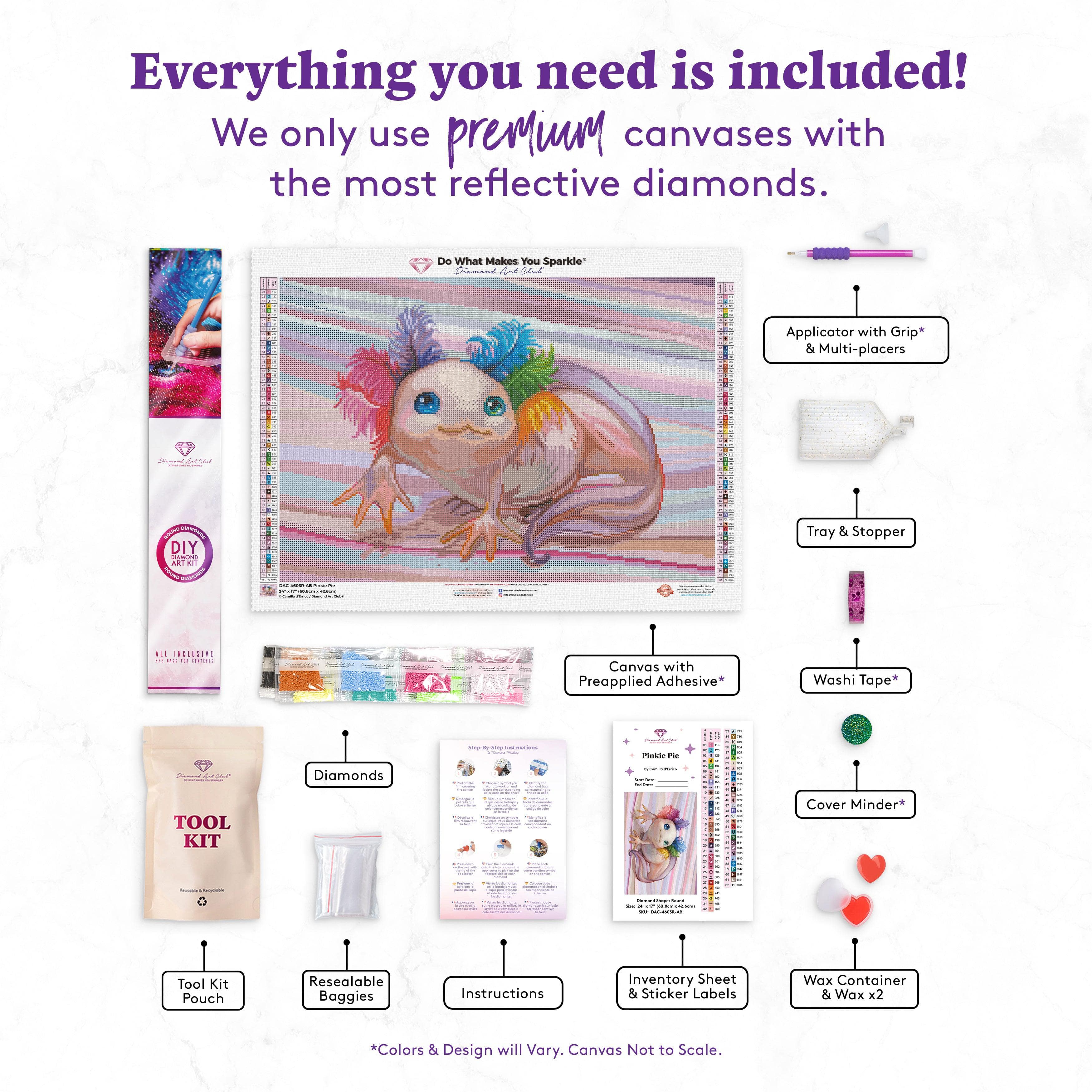 Pink Case Beginner Kids Artist Box Set, 140 Pieces Pink Graphic