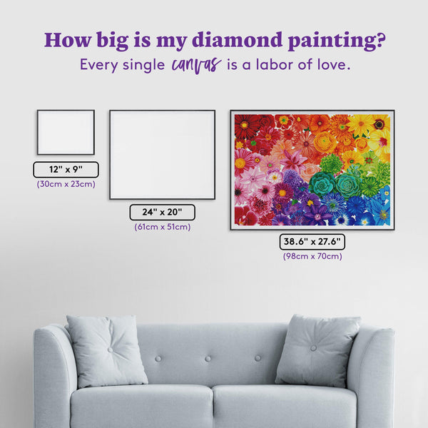 Rainbow Flower Power – Diamond Art Club