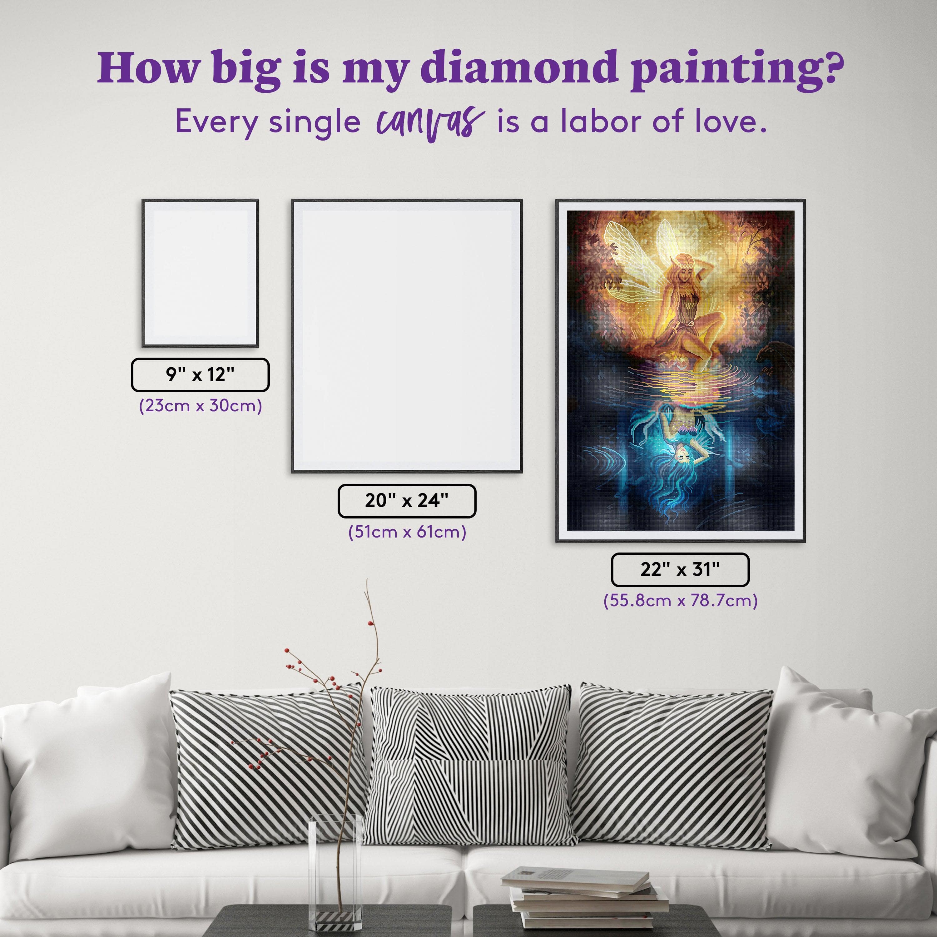 Diamond Art Kit 16x 20 Premium Reflection