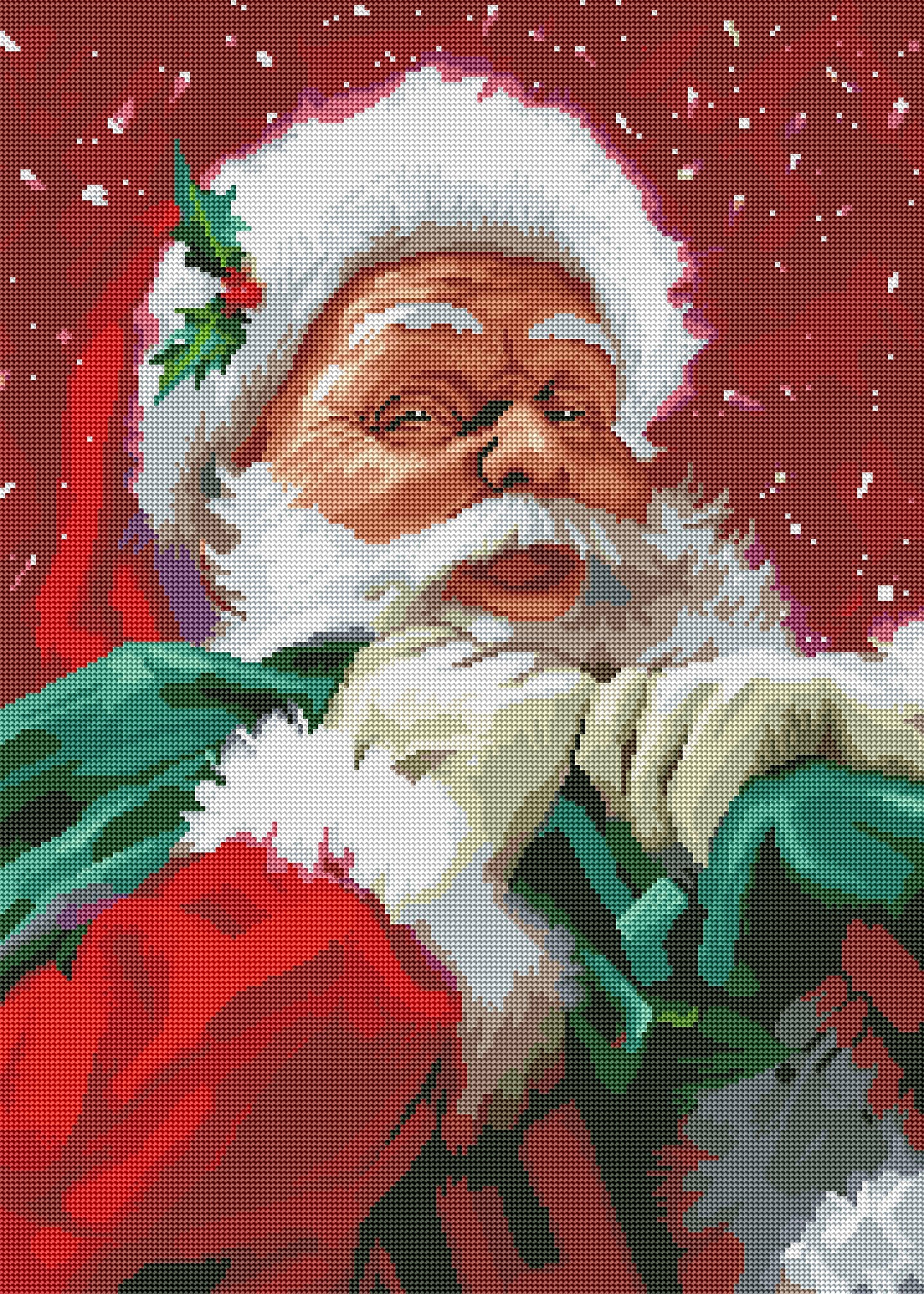 DAC Diamond deals Painting - Santa Face