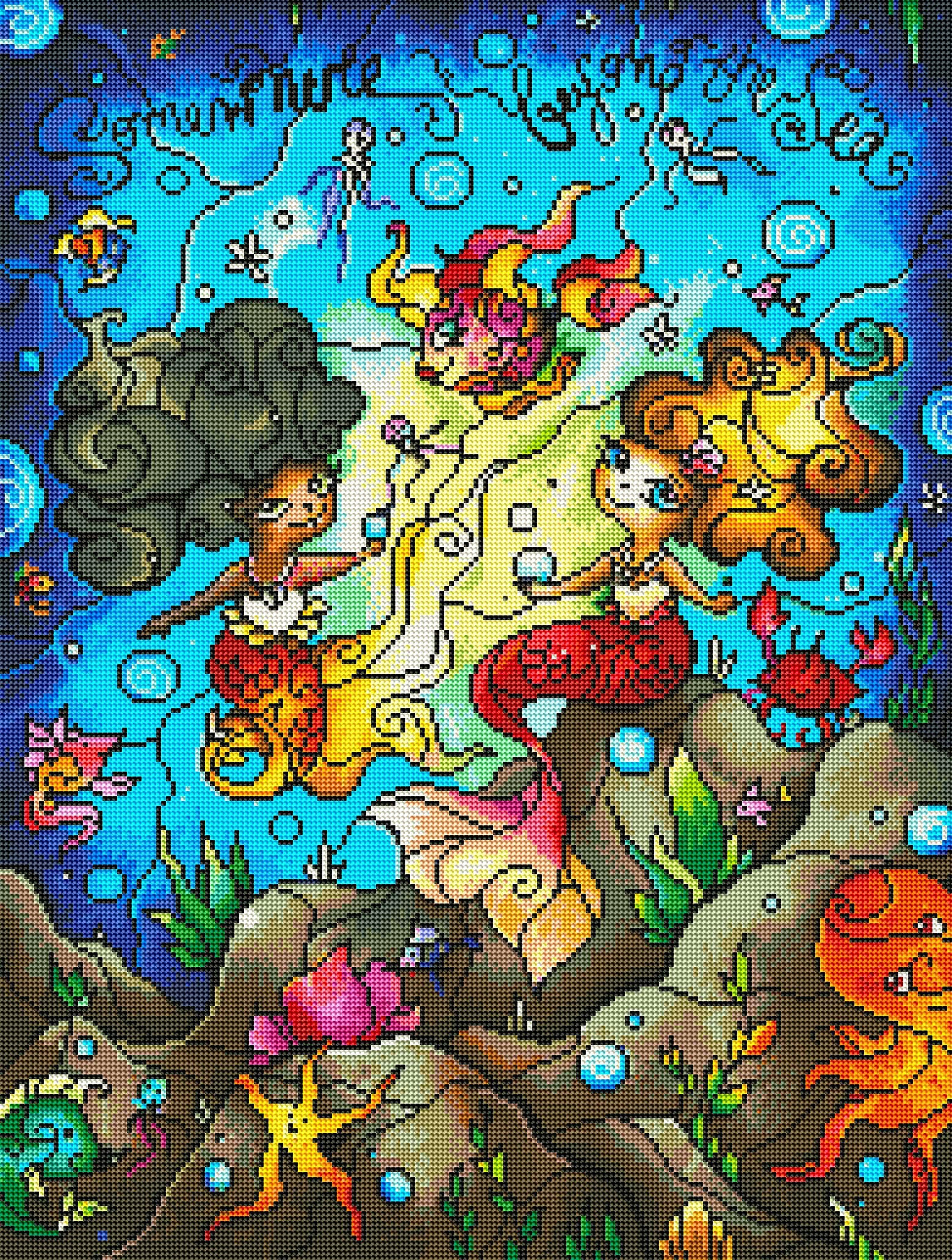 Discontinued Diamond Art 2024 Club Magical Sea Friends