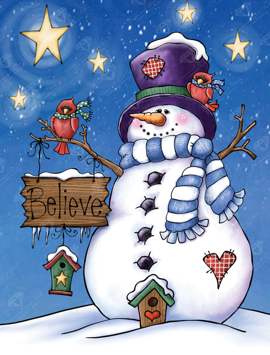 Snowman Believe – Diamond Art Club