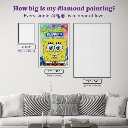 Suyaloo+Spongebob+Diamond+Painting+Kits+for+Adults+-+5D+Diamond+Art+Kits+for+Adu  for sale online