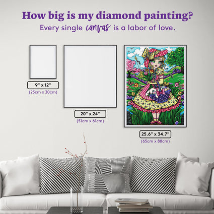 5D DIY My Diamond Art (Halloween Snoopy Witch) Diamond Painting Kit (NEW)