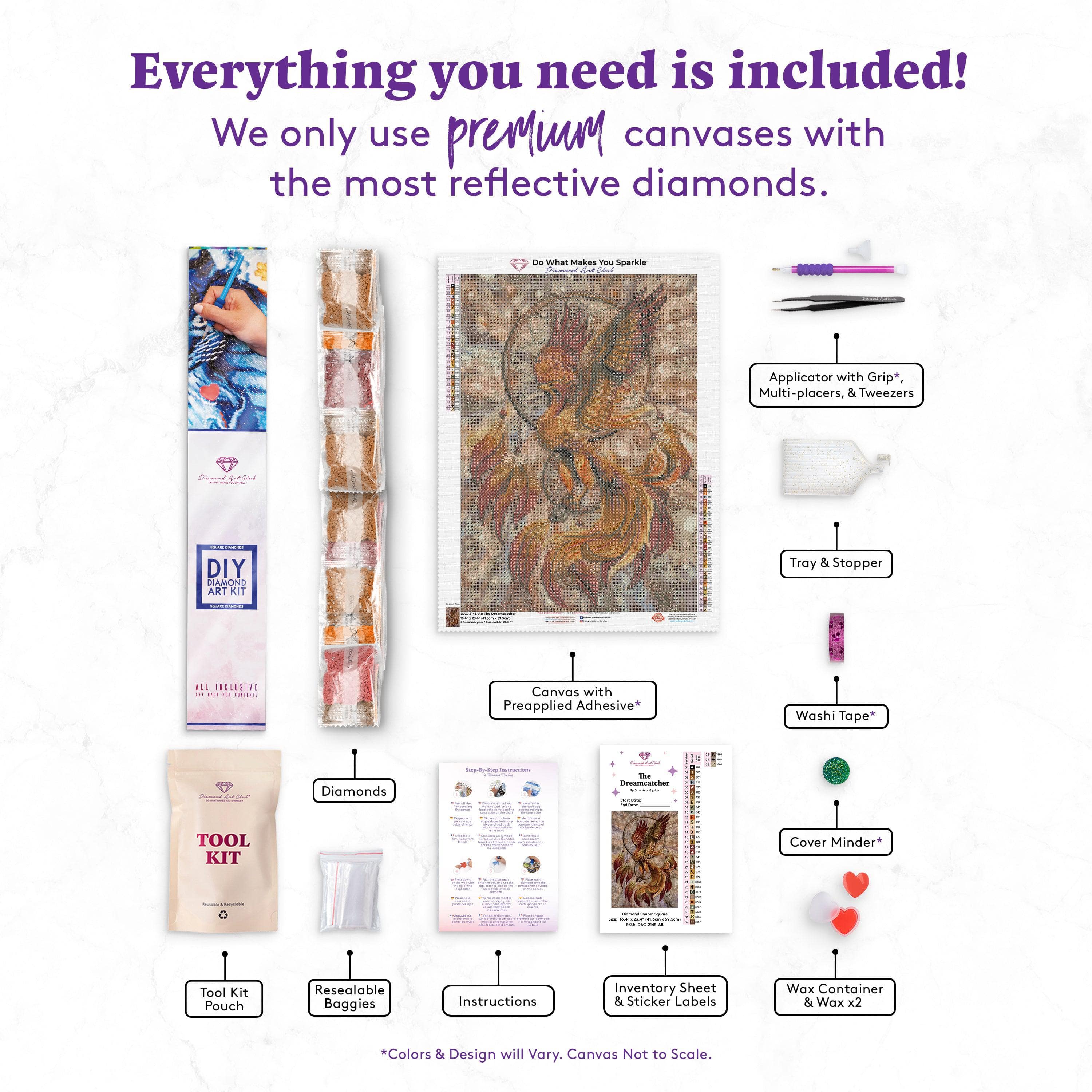 Cosmic Dreamcatcher Diamond Painting Kit at