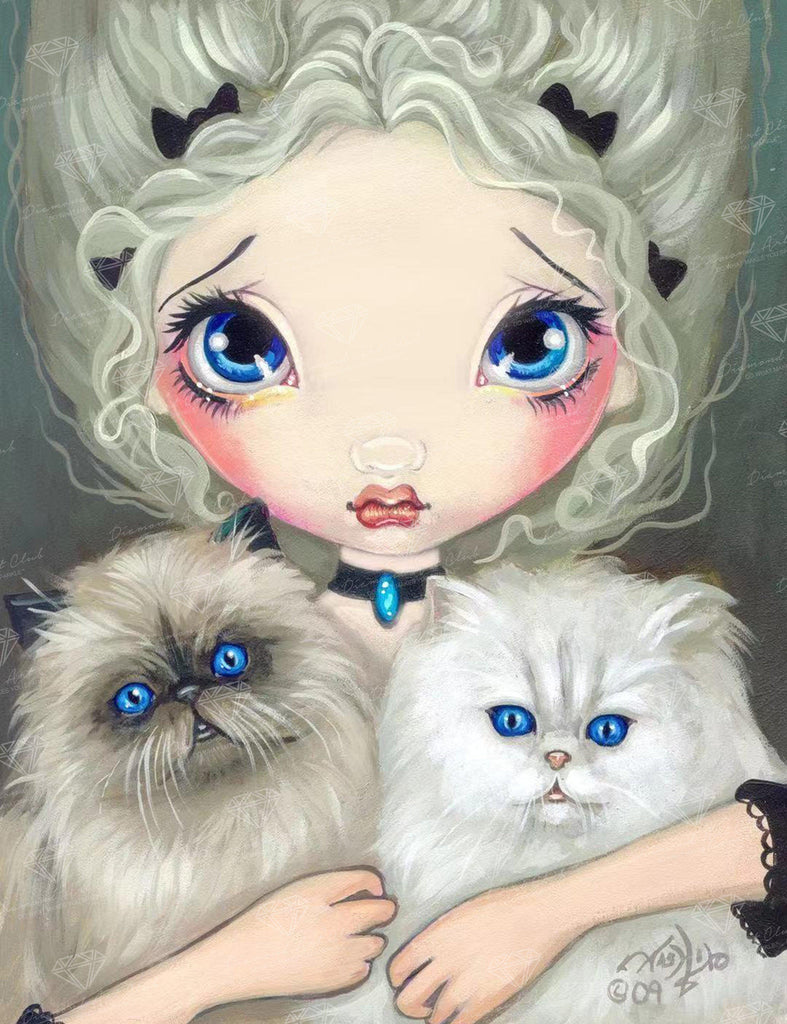 Diamond art club Two Fluffy Kitties by 2024 JBG