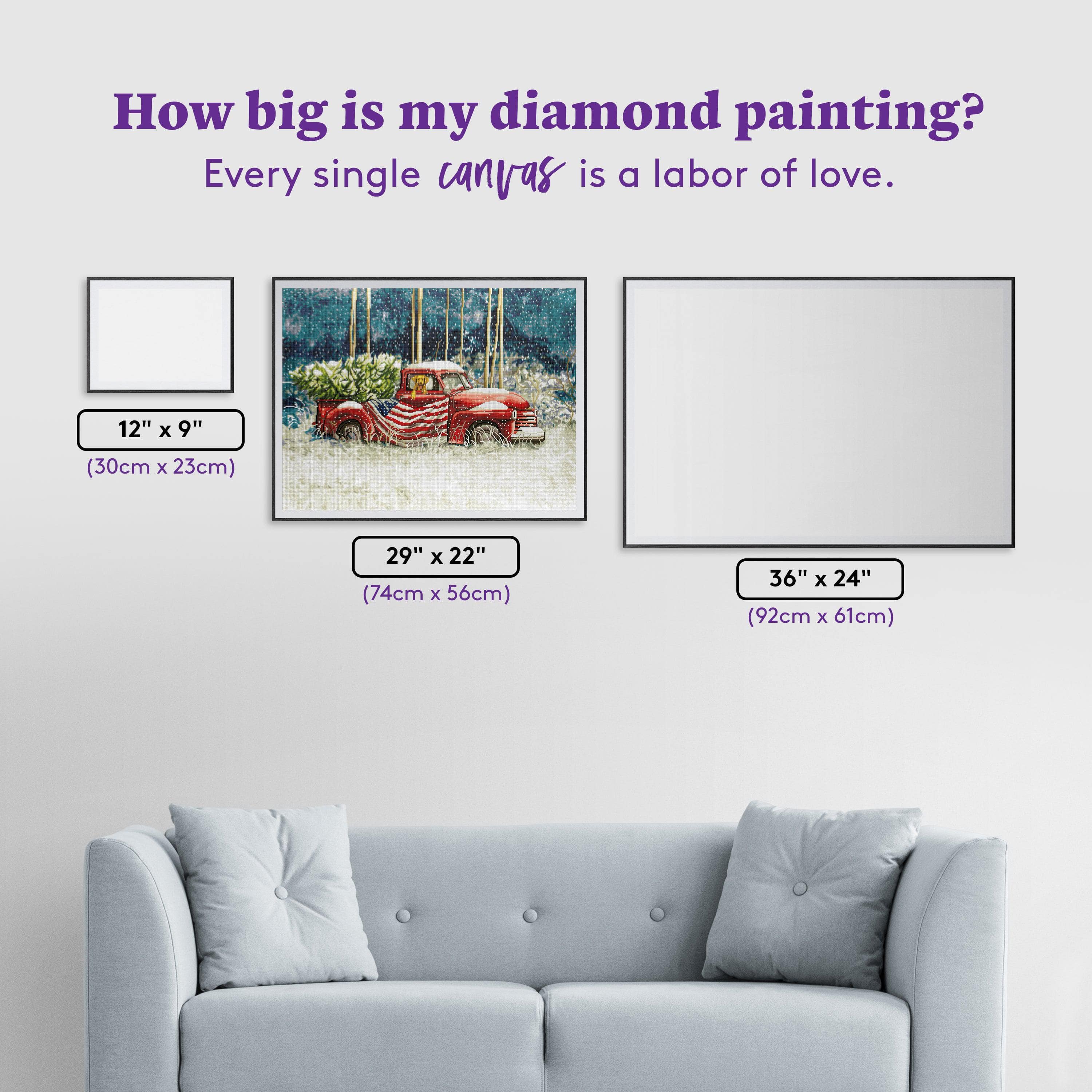  Blocks Couch Diamond Art Kits for Adults, Diamond Dots