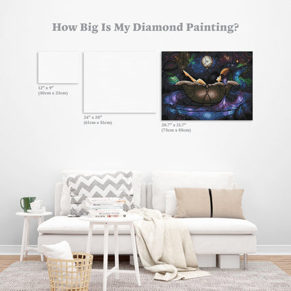 Diamond Painting Worlds Away 21.7" x 28.7" (55cm x 73cm) / Round With 39 Colors Including 2 ABs / 50,314